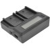 Battery Charger AC Wall Dual LCD for NP-FM500H