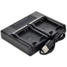 Replace Charger USB Dual for VW-VBT190 Battery 